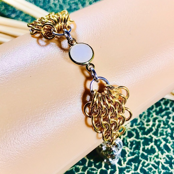 Artisan Opalite Crystal Focal Bracelet - Picture 2 of 6